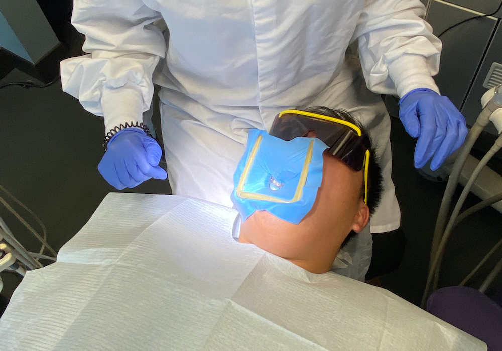 dental dam used in dentistry